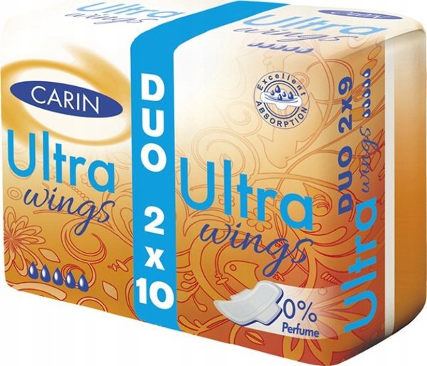 CARIN_Σερβιέτες Ultra Wings 2x10 τεμ 14033310 8594004300973