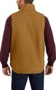 Carhartt Kamizelka Washed Duck SherpaLined, Brazowa, r. L