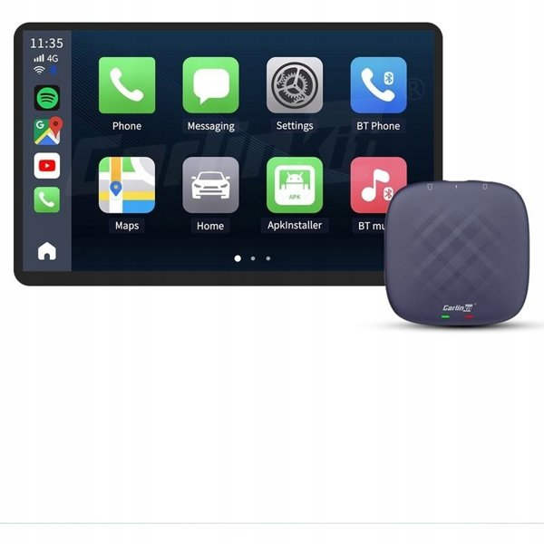 Carlinkit Ασύρματος Προσαρμογέας AI Box με Android 13 8GB+128GB Μπλε