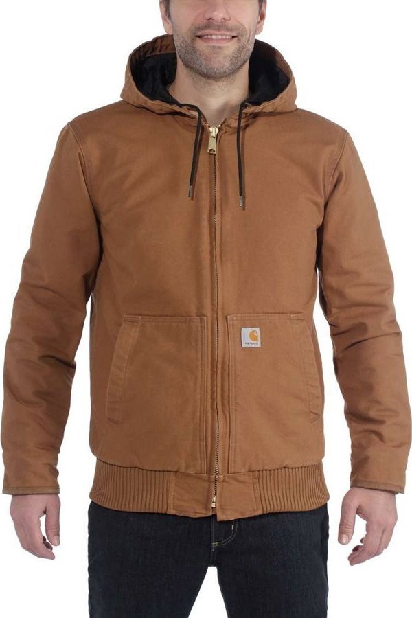 Carhartt Kurtka Carhartt Duck Active Jacket Brown