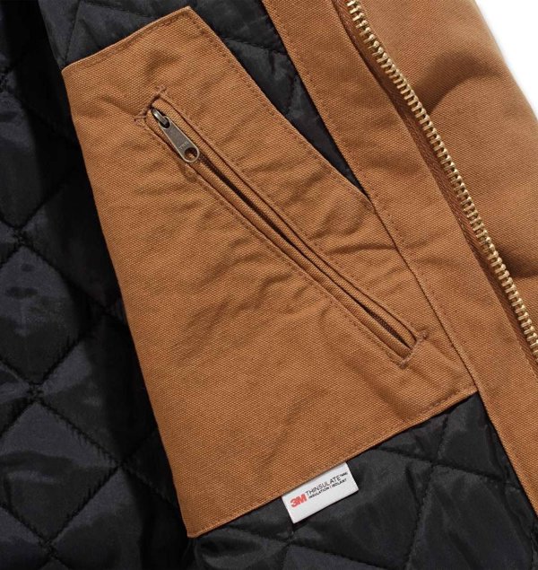 Carhartt Kurtka Carhartt Duck Active Jacket Brown