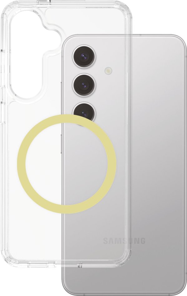 Θήκη CARE Flagship Clear με Chardonnay QI Galaxy S25 Plus