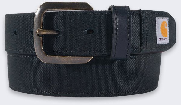 Carhartt Pasek Canvas Duck Ζώνη, Black