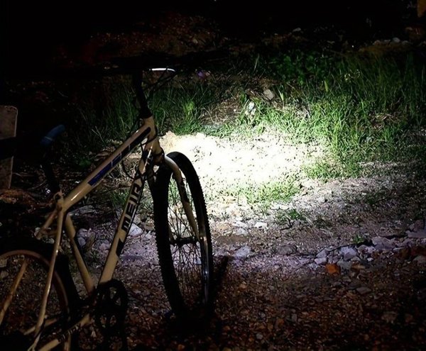 Carruzzo L8R Λάμπα Ποδηλάτου με Οθόνη LCD και Κόρνα 2 σε 1