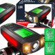 Carruzzo L8R Λάμπα Ποδηλάτου με Οθόνη LCD και Κόρνα 2 σε 1