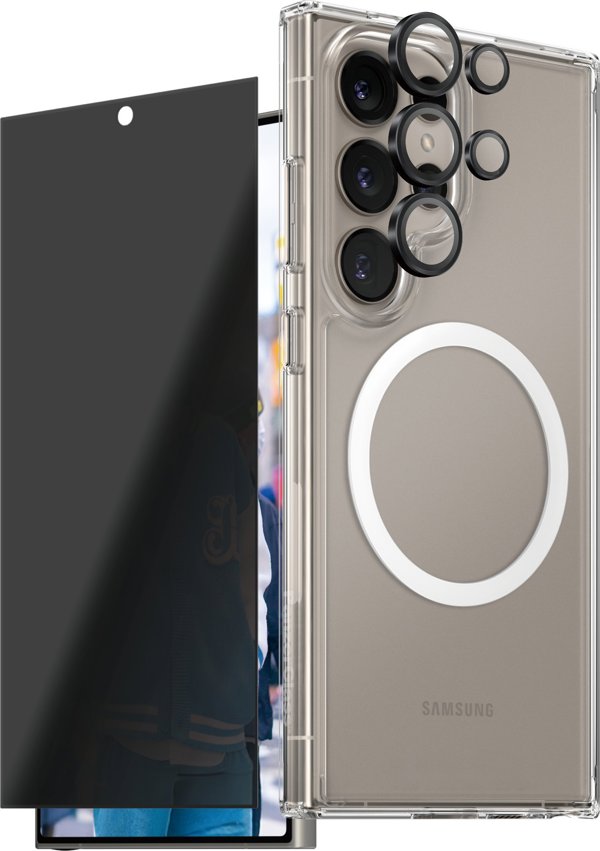 PanzerGlass CARE Flagship 3-σε-1 Πακέτο Προστασίας για Samsung Galaxy S25 Ultra