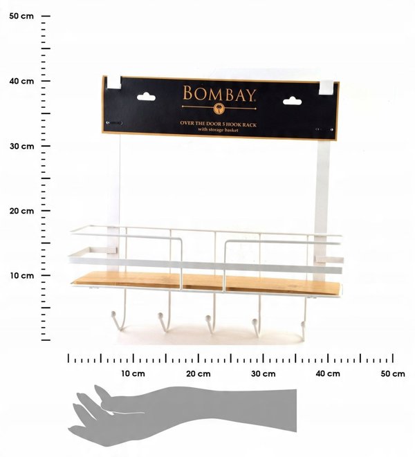 CARL WHITE Ράφι μπάνιου 42,5x11xh40cm κρεμαστό καμπίνας