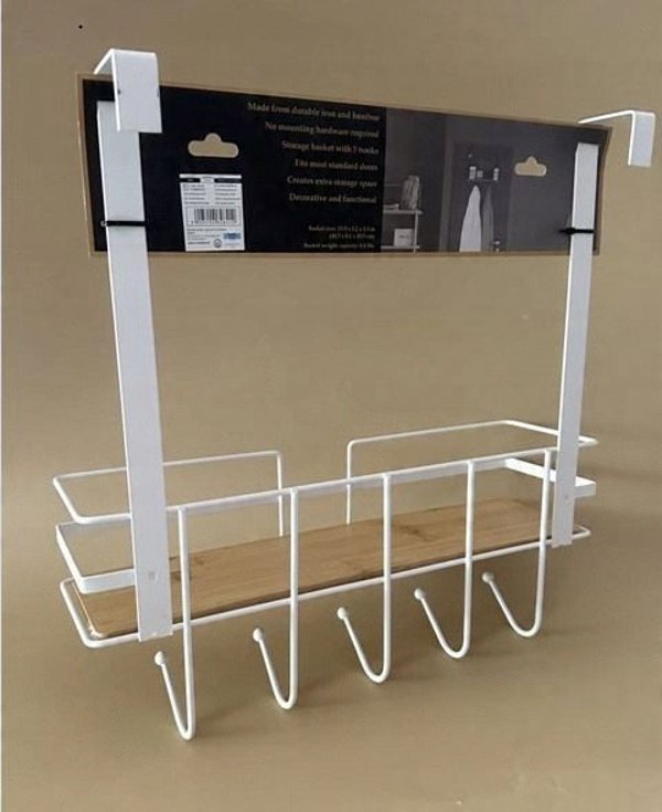 CARL WHITE Ράφι μπάνιου 42,5x11xh40cm κρεμαστό καμπίνας