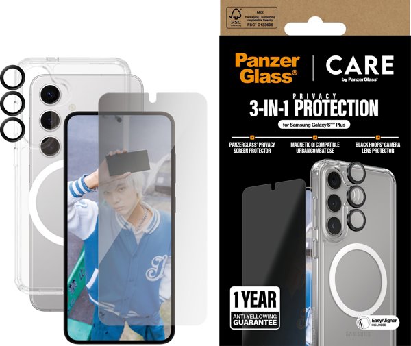 CARE Flagship 3-σε-1 Πακέτο Απορρήτου Samsung Galaxy S25 Plus
