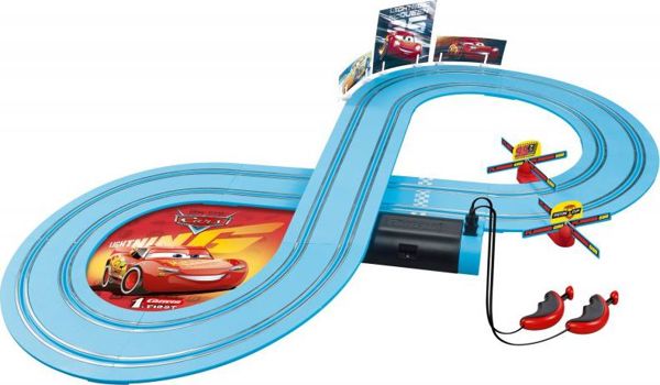 Carrera Πίστα Αυτοκινήτων First Disney Cars Race of Friends, με Lightning McQueen & Dinoco Cruz, 3+ Ετών