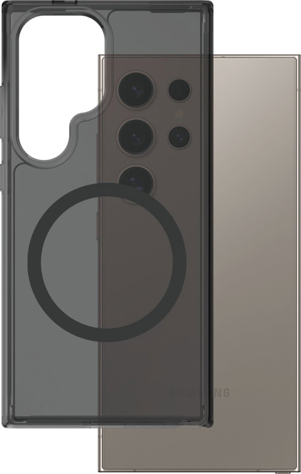 Θήκη CARE Flagship Καπνιστή/Μαύρη Συμβατή με QI Galaxy S25 Ultra