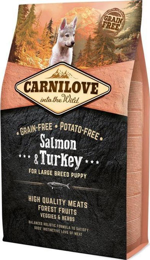 Carnilove Carnilove Salmon&Turkey Puppies Large 4kg