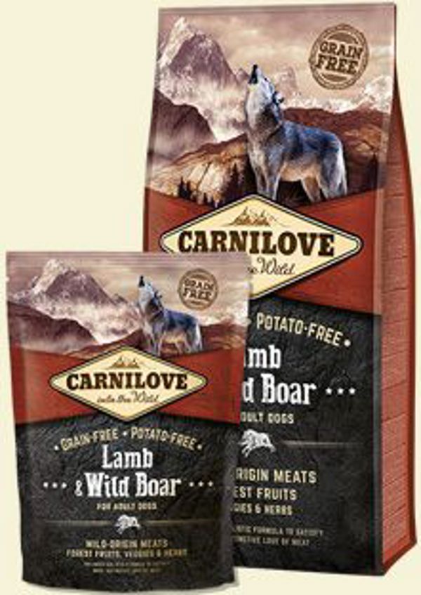 Carnilove Lamb & Wild Boar For Adult - 12 kg