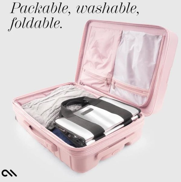 Case-Mate Mini Travel Tote Bag - Αδιάβροτη τσάντα ώμου (Silver Chrome)