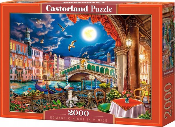 Παζλ Castorland Ρομαντική Νύχτα στη Βενετία, 2000 τμχ.