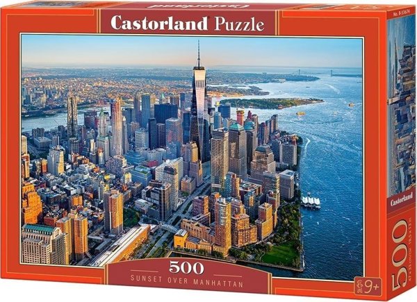 Castorland Puzzle 500 Zachod nad Manhattanem CASTOR