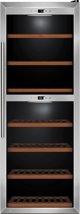 Caso | Wine Cooler | WineComfort 1260 Smart | Energy efficiency class G | Free standing | Bottles capacity 126 | Nerūdijantis plienas/Juodas