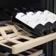 Caso | Wine Cooler | WineComfort 1260 Smart | Energy efficiency class G | Free standing | Bottles capacity 126 | Nerūdijantis plienas/Juodas