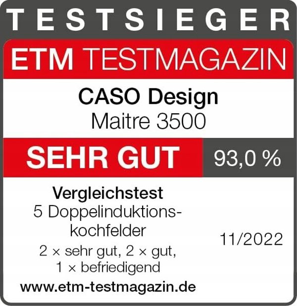 Caso Maitre 3500 -  Einzelkochplatten