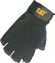 CAT CAT rekawice half finger reversed pigskin grain m