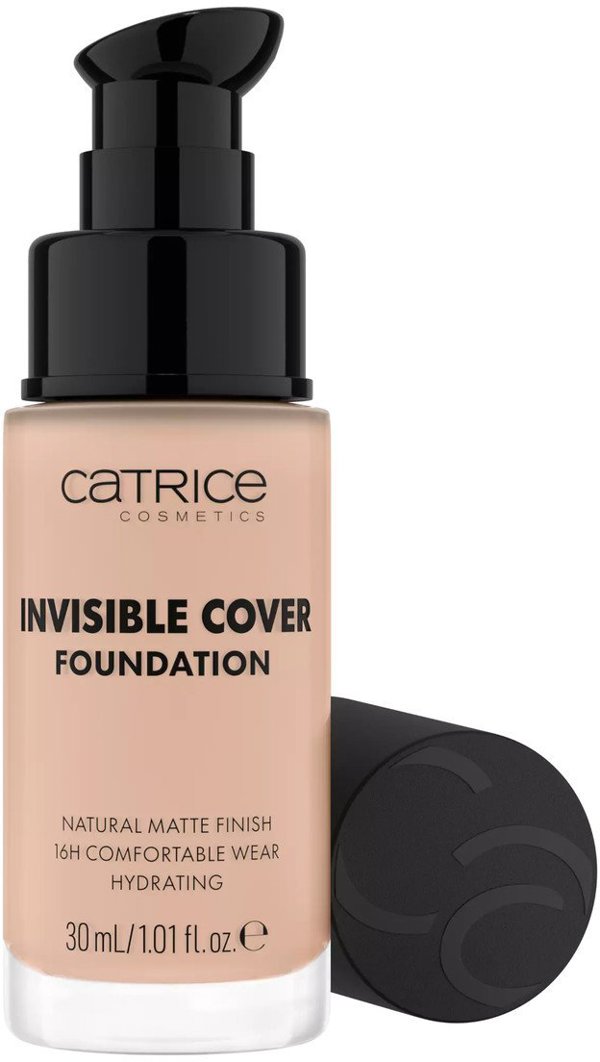 Catrice Invisible Cover Foundation Ματ υποστήριξη προσώπου 30ml (012C)