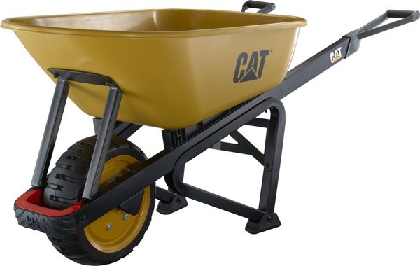 CAT Taczka K-Series 6' Ατσάλινη 500kg με Άθραυστο Τροχό