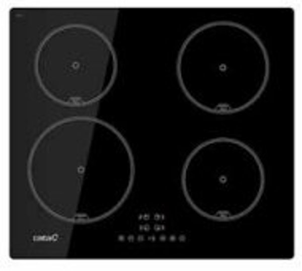 CATA Hob | IB 6324E2 BK | Induction | Number of burners/cooking zones 4 | Touch | Timer | Juodas