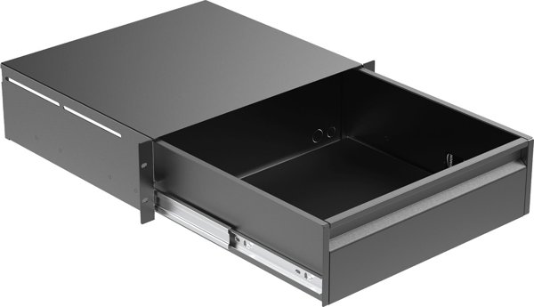 Caymon CAYMON RD320/B Szuflada do szaf rack 19" 3U, wersja czarna