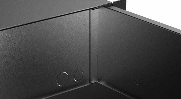 Caymon CAYMON RD320/B Szuflada do szaf rack 19" 3U, wersja czarna