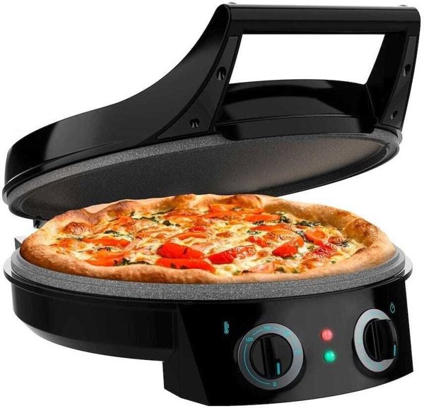 Cecotec Fun Pizza & Co Ηλεκτρικός Φούρνος για Πίτσα με Γκριλ, Μαύρος