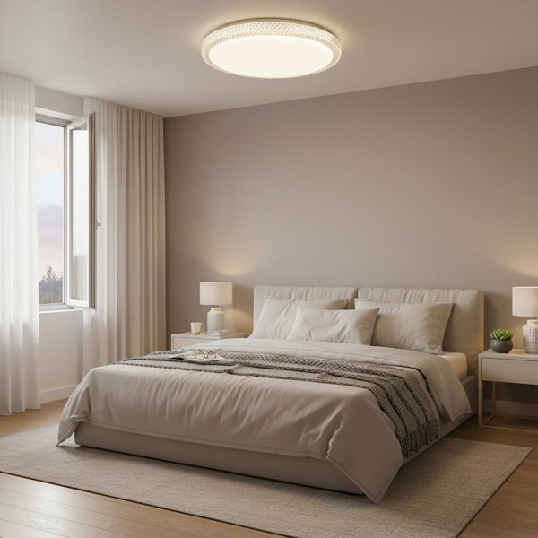 Domoletti Φωτιστικό Οροφής LED B2349-1-R, 45W, Dimmable, 50cm, Λευκό