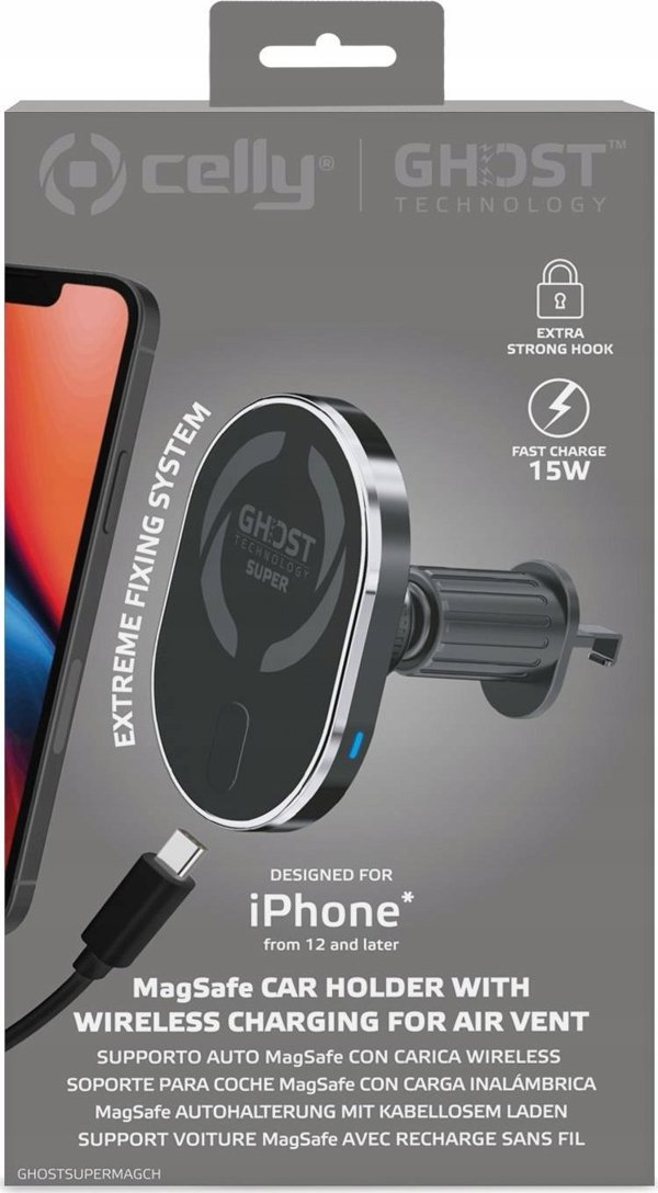 Celly Celly 360 με τεχνολογία MagSafe και ασύρματη φόρτιση 15W (kratka)
