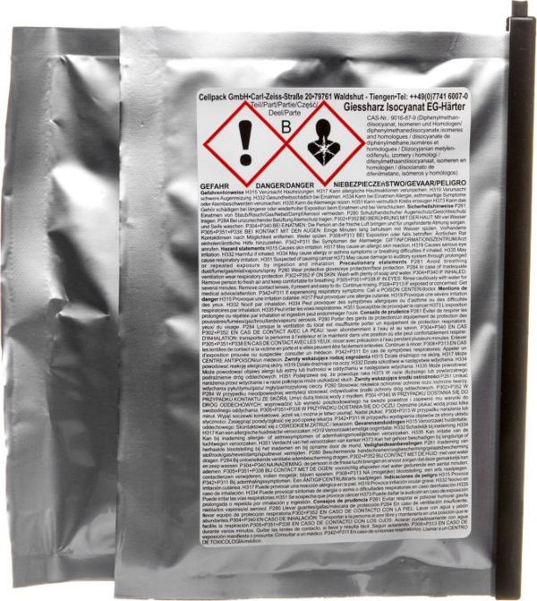 Cellpack Ρητίνη σε διπλό θάλαμο EG 143ml 124909