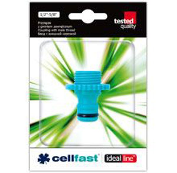 Cellfast σύνδεσμος με εξωτερικό σπείρωμα 1/2" 50-230