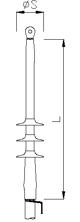 Cellpack κεφαλή αέρος μονόκλωνη CHE-F 24kV 70-24