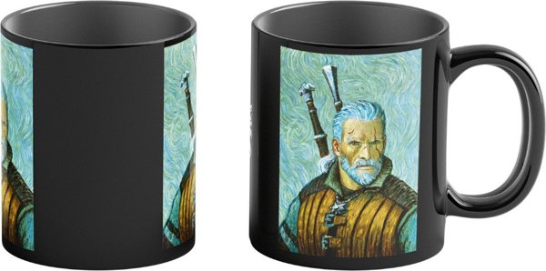 Good Loot The Witcher Geralt & Vincent Van Gogh Μπολ, Κεραμικό, Μαύρο/Πολύχρωμο