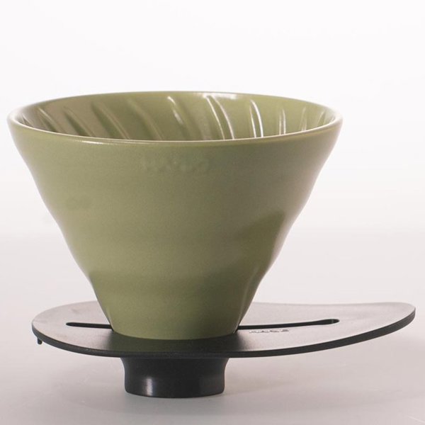 Ceramiczny Drip Hario V60 Switch & Match 02 Oil Green - Zielony