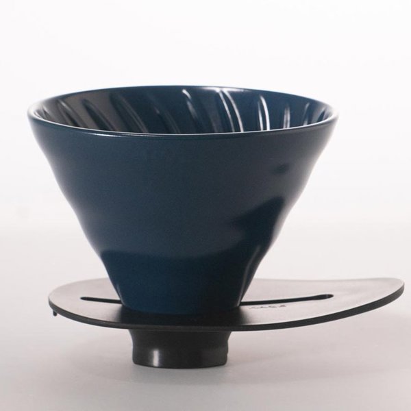 Ceramiczny Drip Hario V60 Switch & Match 02 Matte Navy - Granatowy mat