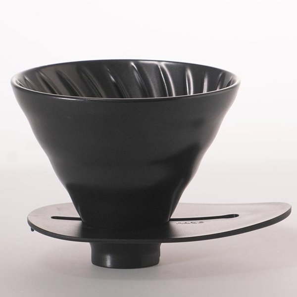 Ceramiczny Drip Hario V60 Switch & Match 02 Matte Black - Czarny mat