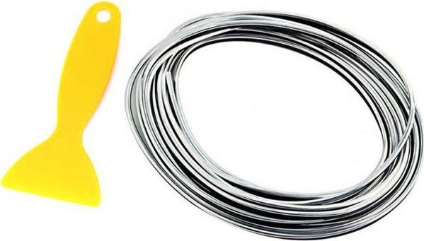 CGAuto AG679B LISTWA DEKORACYJNA DO AUTA 5M SREBRNA uniwersalny (4334-uniw) - 4334-uniw
