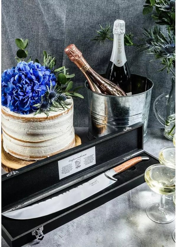 Champagne saber Laguiole Rose SdV