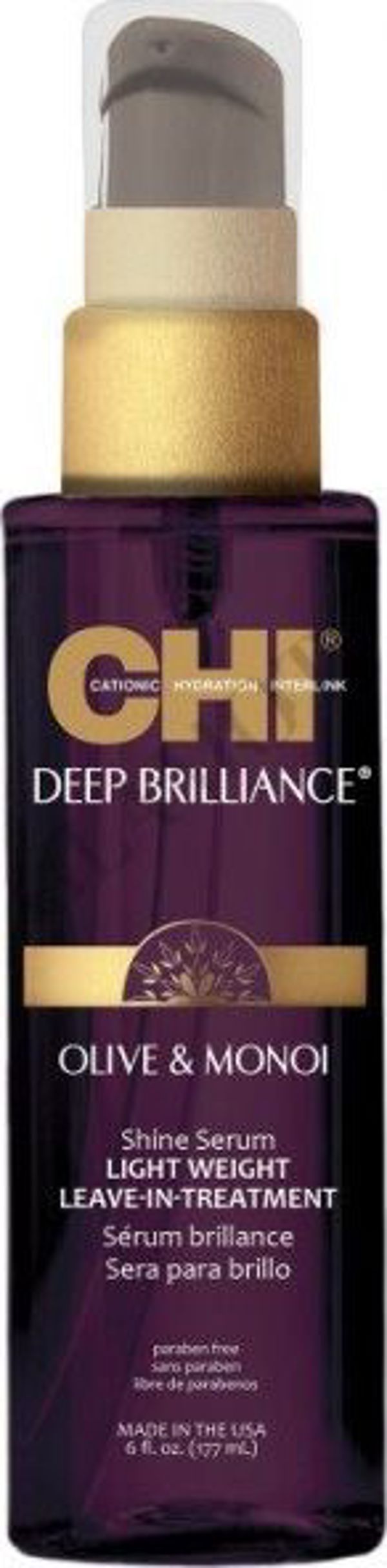 Chi Nenuskalaujamas plaukų serumas CHI Deep Brilliance Olive&Monoi 177 ml