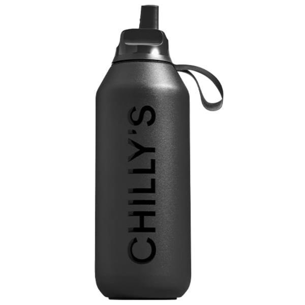 Chilly's Μπουκάλι Θερμός Series 2 Flip Abyss Black 1L 22608 (22608) (CHI22608)