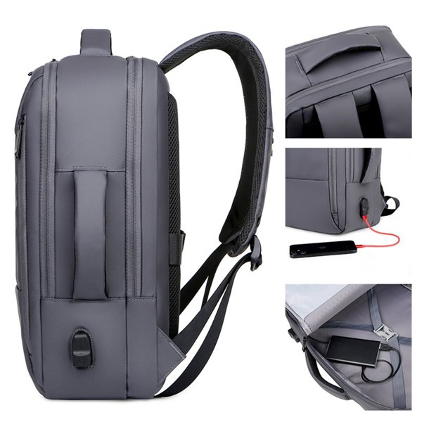 Chill Innovation Chill Voyage 17" PC Backpack, Grey, City, Unisex, 43.2 cm (17"), Notebook compartment, Polyester
