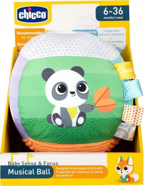 Chicco Μουσική Μπάλα 164837 – Εκπαιδευτικό Παιχνίδι για Αγόρια με Ήχους