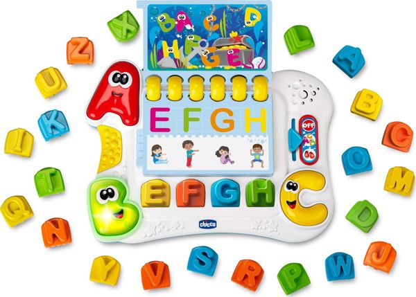 Chicco Χαρούμενη Αλφάβητος Πες και Δείξε - Διαδραστικό Παιχνίδι Εκμάθησης Γλώσσας
