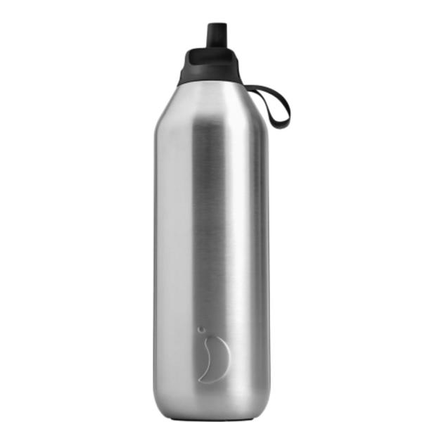 Chilly's Μπουκάλι Θερμός Series 2 Flip Silver 1L 22692 (22692) (CHI22692)