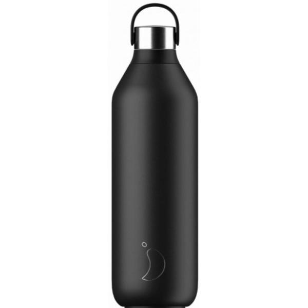 Chilly's Μπουκάλι Θερμός Series 2 Abyss Black 1L 222-107 (222-107) (CHI222-107)