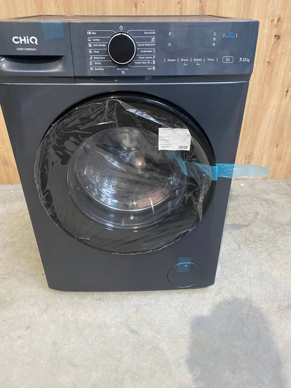 CHiQ Parní pračka 7 kg CHiQ CW07123863AX Steam Space Pro + 12 let záruka na motor