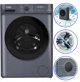CHiQ Parní pračka 7 kg CHiQ CW07123863AX Steam Space Pro + 12 let záruka na motor